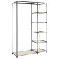 Armadi Pieghevoli 2 pz Crema 110x45x175 cm in Tessuto Armadi Pieghevoli 2 pz Crema 110x45x175 cm in Tessuto