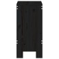 vidaXL Sgabelli da Bar 2pz Neri 40x36x75 cm in Legno Massello di Pino vidaXL Sgabelli da Bar 2pz Neri 40x36x75 cm in Legno Massello di Pino