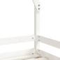 vidaXL Giroletto per Bambini Bianco 80x200cm in Legno Massello di Pino vidaXL Giroletto per Bambini Bianco 80x200cm in Legno Massello di Pino