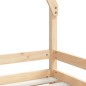 vidaXL Giroletto per Bambini 90x200 cm in Legno Massello di Pino