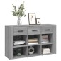 Credenza Grigio Sonoma 100x30x59,5 cm in Legno Multistrato Credenza Grigio Sonoma 100x30x59,5 cm in Legno Multistrato