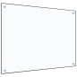 vidaXL Paraschizzi per Cucina Trasparente 80x60 cm in Vetro Temperato vidaXL Paraschizzi per Cucina Trasparente 80x60 cm in Vetro Temperato