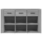 Credenza Grigio Sonoma 100x30x59,5 cm in Legno Multistrato Credenza Grigio Sonoma 100x30x59,5 cm in Legno Multistrato
