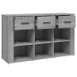 Credenza Grigio Sonoma 100x30x59,5 cm in Legno Multistrato Credenza Grigio Sonoma 100x30x59,5 cm in Legno Multistrato