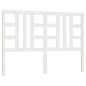 Testiera per Letto Bianca 166x4x100cm in Legno Massello di Pino Testiera per Letto Bianca 166x4x100cm in Legno Massello di Pino