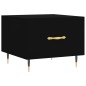 vidaXL Tavolini da Salotto 2 pz Neri 50x50x40 cm in Legno Multistrato