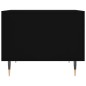 vidaXL Tavolini da Salotto 2 pz Neri 50x50x40 cm in Legno Multistrato