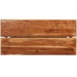 vidaXL Set da Bar 7 pz in Legno Massello di Acacia e Vera Pelle vidaXL Set da Bar 7 pz in Legno Massello di Acacia e Vera Pelle