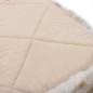 vidaXL Cuscini Sedie 2pz Melange Marrone 40x40cm Vera Pelle di Montone