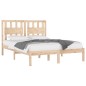 vidaXL Giroletto in Legno Massello di Pino 150x200 cm 5FT King Size vidaXL Giroletto in Legno Massello di Pino 150x200 cm 5FT King Size