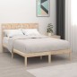 vidaXL Giroletto in Legno Massello 150x200 cm 5FT King Size vidaXL Giroletto in Legno Massello 150x200 cm 5FT King Size