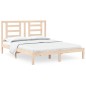 vidaXL Giroletto in Legno Massello di Pino 150x200 cm 5FT King Size vidaXL Giroletto in Legno Massello di Pino 150x200 cm 5FT King Size