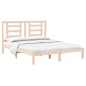 vidaXL Giroletto in Legno Massello di Pino 150x200 cm 5FT King Size vidaXL Giroletto in Legno Massello di Pino 150x200 cm 5FT King Size