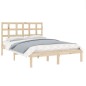 vidaXL Giroletto in Legno Massello 150x200 cm 5FT King Size vidaXL Giroletto in Legno Massello 150x200 cm 5FT King Size