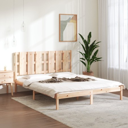 vidaXL Giroletto in Legno Massello 150x200 cm 5FT King Size