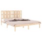 vidaXL Giroletto in Legno Massello 150x200 cm 5FT King Size vidaXL Giroletto in Legno Massello 150x200 cm 5FT King Size