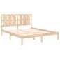 vidaXL Giroletto in Legno Massello 150x200 cm 5FT King Size vidaXL Giroletto in Legno Massello 150x200 cm 5FT King Size