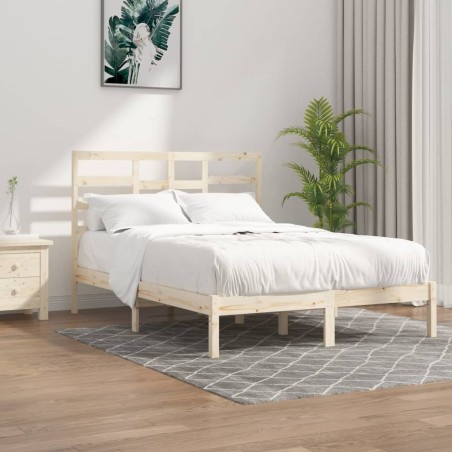 vidaXL Giroletto in Legno Massello 150x200 cm 5FT King Size
