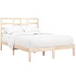 vidaXL Giroletto in Legno Massello 150x200 cm 5FT King Size vidaXL Giroletto in Legno Massello 150x200 cm 5FT King Size