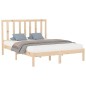 vidaXL Giroletto in Legno Massello 150x200 cm 5FT King Size vidaXL Giroletto in Legno Massello 150x200 cm 5FT King Size