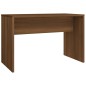 vidaXL Set Tavolo da Toeletta con LED Rovere Marrone Legno Multistrato vidaXL Set Tavolo da Toeletta con LED Rovere Marrone Legno Multistrato