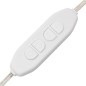 vidaXL Set Tavolo da Toeletta Bianco Lucido con LED Legno Multistrato