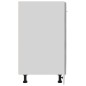 Armadio Inferiore Grigio Cemento 60x46x81,5 cm in Truciolato