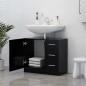 Mobile Sottolavabo Nero 63x30x54 cm in Truciolato Mobile Sottolavabo Nero 63x30x54 cm in Truciolato