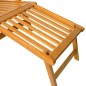 vidaXL Sedie a Sdraio da Esterno con Poggiapiedi 2pz Massello d'Acacia vidaXL Sedie a Sdraio da Esterno con Poggiapiedi 2pz Massello d'Acacia