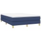 vidaXL Giroletto a Molle Blu 140x190 cm in Tessuto vidaXL Giroletto a Molle Blu 140x190 cm in Tessuto