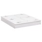 vidaXL Sabbiera in Legno di Abete Bianca 95x90x15 cm vidaXL Sabbiera in Legno di Abete Bianca 95x90x15 cm