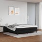 vidaXL Giroletto Nero 160x200 cm in Similpelle vidaXL Giroletto Nero 160x200 cm in Similpelle
