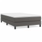vidaXL Giroletto a Molle Grigio 120x200 cm in Similpelle