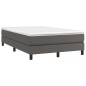 vidaXL Giroletto a Molle Grigio 120x200 cm in Similpelle