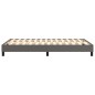 vidaXL Giroletto a Molle Grigio 120x200 cm in Similpelle