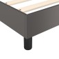 vidaXL Giroletto a Molle Grigio 180x200 cm in Similpelle