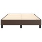 vidaXL Giroletto a Molle Marrone 120x200 cm in Similpelle vidaXL Giroletto a Molle Marrone 120x200 cm in Similpelle