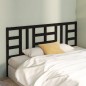 Testiera per Letto Nera 186x4x100 cm in Legno Massello di Pino Testiera per Letto Nera 186x4x100 cm in Legno Massello di Pino