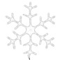 vidaXL Figura Natalizia Fiocco di Neve LED 2 pz Bianco Caldo 59x59 cm vidaXL Figura Natalizia Fiocco di Neve LED 2 pz Bianco Caldo 59x59 cm