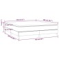 vidaXL Giroletto a Molle con Materasso Bianco 160x200 cm in Similpelle
