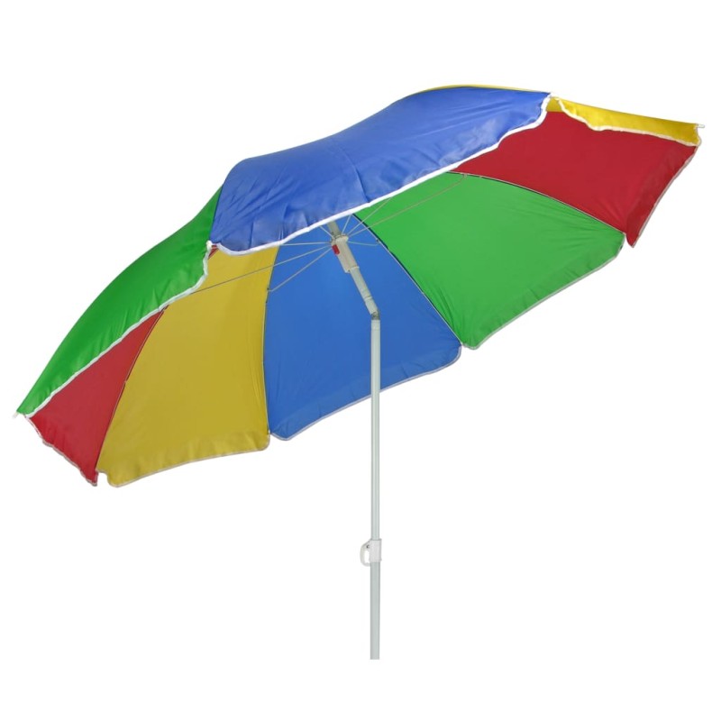 HI Ombrellone da Spiaggia 150 cm Multicolore HI Ombrellone da Spiaggia 150 cm Multicolore