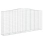 vidaXL Cesti Gabbioni ad Arco 20 pz 400x50x180/200 cm Ferro Zincato vidaXL Cesti Gabbioni ad Arco 20 pz 400x50x180/200 cm Ferro Zincato