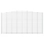 vidaXL Cesti Gabbioni ad Arco 6 pz 400x50x200/220 cm Ferro Zincato vidaXL Cesti Gabbioni ad Arco 6 pz 400x50x200/220 cm Ferro Zincato