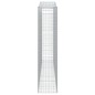 vidaXL Cesti Gabbioni ad Arco 4 pz 400x50x220/240 cm Ferro Zincato vidaXL Cesti Gabbioni ad Arco 4 pz 400x50x220/240 cm Ferro Zincato