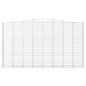 vidaXL Cesti Gabbioni ad Arco 10 pz 400x50x220/240 cm Ferro Zincato vidaXL Cesti Gabbioni ad Arco 10 pz 400x50x220/240 cm Ferro Zincato