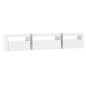 vidaXL Mobile Porta TV con Luci LED Bianco Lucido 195x35x40 cm vidaXL Mobile Porta TV con Luci LED Bianco Lucido 195x35x40 cm