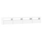 vidaXL Mobile Porta TV con Luci LED Bianco 240x35x40 cm vidaXL Mobile Porta TV con Luci LED Bianco 240x35x40 cm