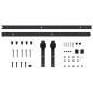 vidaXL Porta Scorrevole con Set Hardware 70x210 cm Legno Massello Pino vidaXL Porta Scorrevole con Set Hardware 70x210 cm Legno Massello Pino