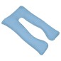 Cuscino di Gravidanza 90 x 145 cm Azzurro Cuscino di Gravidanza 90 x 145 cm Azzurro