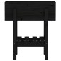 vidaXL Fioriera da Giardino Nera 62x30x69 cm Legno Massello di Pino vidaXL Fioriera da Giardino Nera 62x30x69 cm Legno Massello di Pino